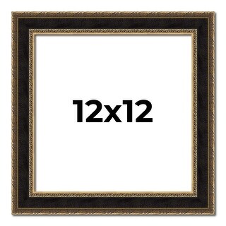 12x12 Frame Gold Antique Vintage Sold Wood Picture Frame | 1.75